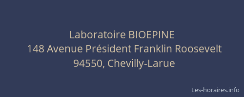 Laboratoire BIOEPINE