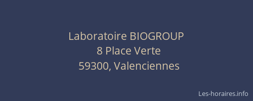 Laboratoire BIOGROUP