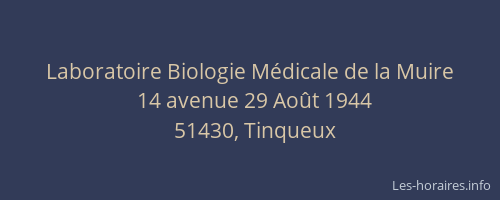 Laboratoire Biologie Médicale de la Muire