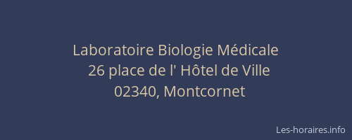 Laboratoire Biologie Médicale