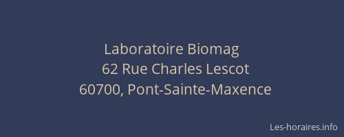 Laboratoire Biomag