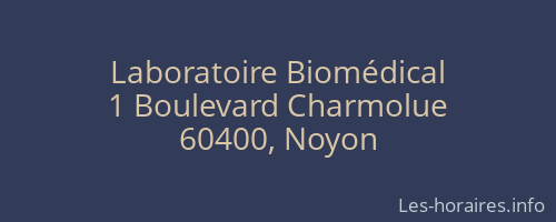 Laboratoire Biomédical