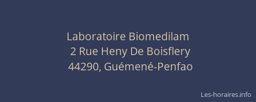 Laboratoire Biomedilam