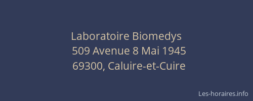 Laboratoire Biomedys