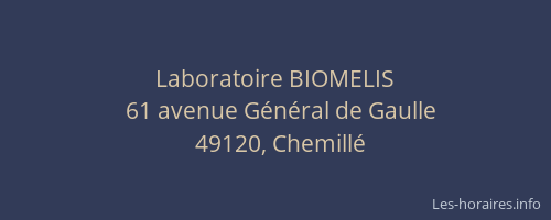 Laboratoire BIOMELIS