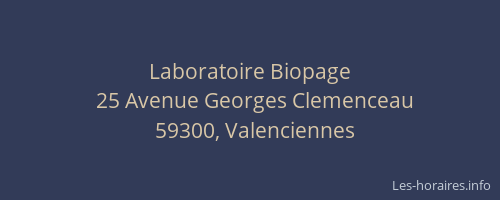 Laboratoire Biopage