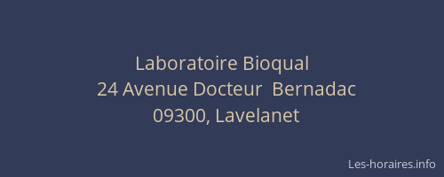 Laboratoire Bioqual