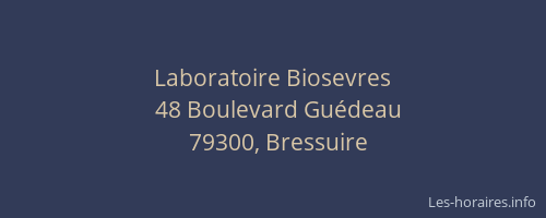 Laboratoire Biosevres