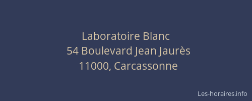 Laboratoire Blanc