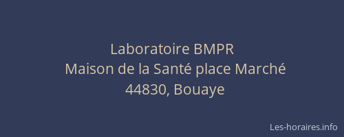 Laboratoire BMPR