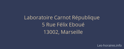 Laboratoire Carnot République