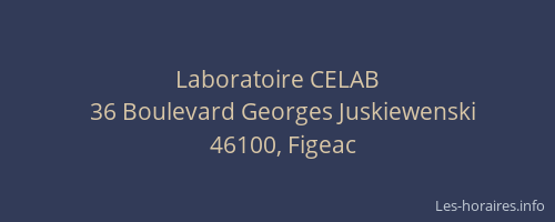 Laboratoire CELAB