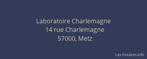 Laboratoire Charlemagne