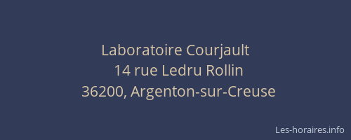 Laboratoire Courjault
