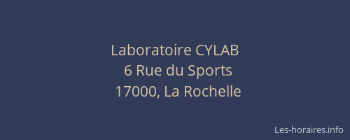 Laboratoire CYLAB