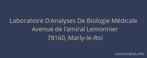 Laboratoire D'Analyses De Biologie Médicale