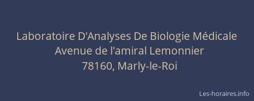 Laboratoire D'Analyses De Biologie M&eacute;dicale