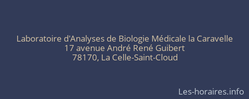 Laboratoire d'Analyses de Biologie Médicale la Caravelle