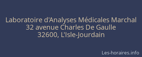 Laboratoire d'Analyses Médicales Marchal