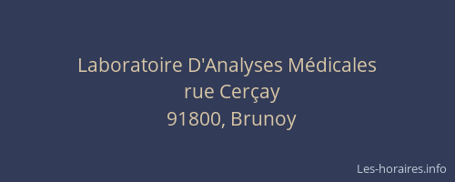 Laboratoire D'Analyses Médicales