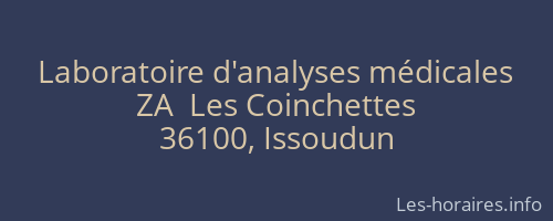 Laboratoire d'analyses médicales