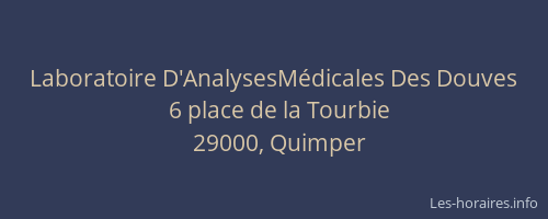 Laboratoire D'AnalysesMédicales Des Douves