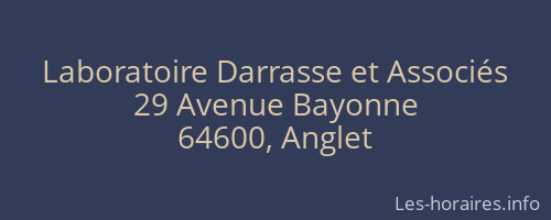 Laboratoire Darrasse et Associés