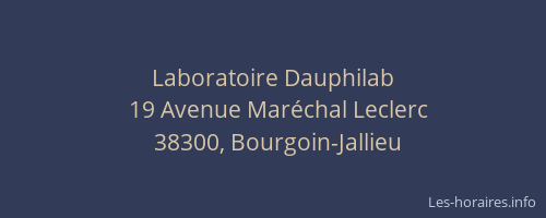 Laboratoire Dauphilab