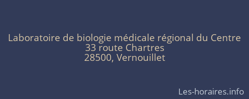 Laboratoire de biologie médicale régional du Centre