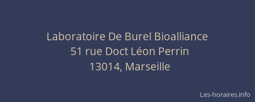 Laboratoire De Burel Bioalliance