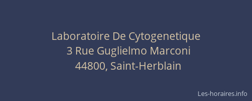 Laboratoire De Cytogenetique