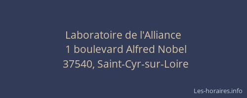 Laboratoire de l'Alliance
