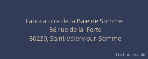 Laboratoire de la Baie de Somme