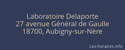 Laboratoire Delaporte