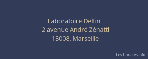 Laboratoire Deltin