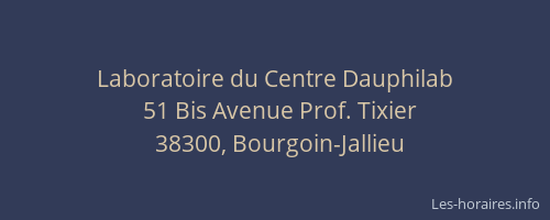 Laboratoire du Centre Dauphilab