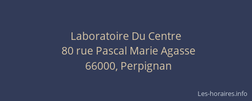 Laboratoire Du Centre