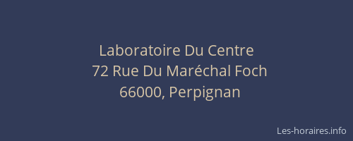 Laboratoire Du Centre