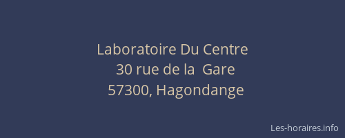 Laboratoire Du Centre