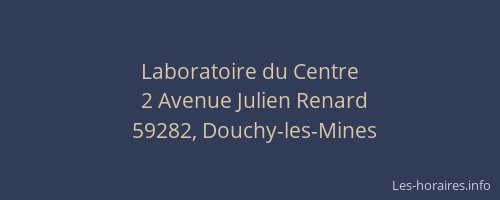 Laboratoire du Centre
