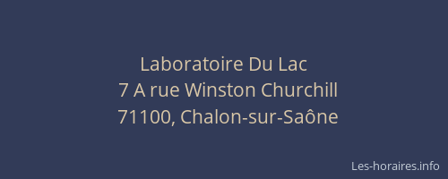 Laboratoire Du Lac