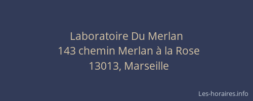 Laboratoire Du Merlan