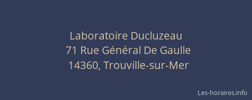Laboratoire Ducluzeau