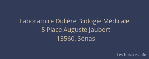 Laboratoire Dulière Biologie Médicale