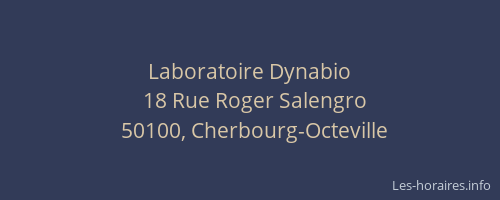 Laboratoire Dynabio