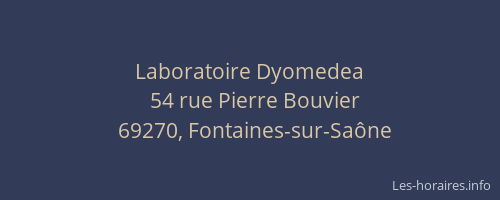Laboratoire Dyomedea