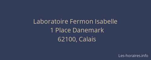 Laboratoire Fermon Isabelle