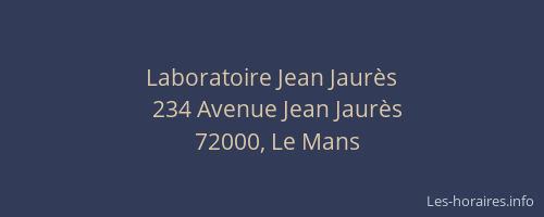 Laboratoire Jean Jaurès