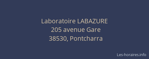 Laboratoire LABAZURE