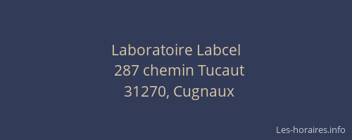 Laboratoire Labcel